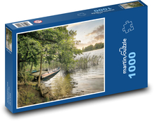 Samotność na brzegu jeziora Puzzle 1000 elementów - 60x46 cm