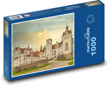 Boitzenburg Castle at sunset Puzzle 1000 pieces - 60 x 46 cm 