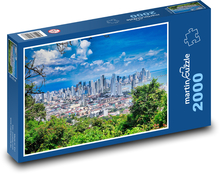 Mrakodrapy v meste Puzzle 2000 dielikov - 90 x 60 cm