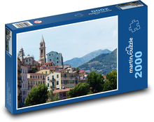 Ventimiglia - Taliansko, historické centrum Puzzle 2000 dielikov - 90 x 60 cm