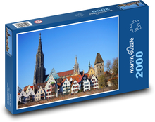 Ulm - Německo Puzzle 2000 dílků - 90 x 60 cm