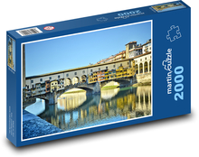 Florenz-Brücke - Italien Puzzle 2000 Teile - 90 x 60 cm