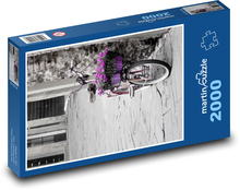 Fahrrad mit Blumen Puzzle 2000 Teile - 90 x 60 cm