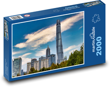 Mrakodrapy - budovy Puzzle 2000 dielikov - 90 x 60 cm