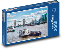 Londýn - Temže Puzzle 2000 dílků - 90 x 60 cm