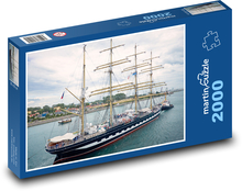 Łódź na morzu Puzzle 2000 elementów - 90x60 cm