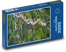 Kľukatá cesta v údolí Puzzle 2000 dielikov - 90 x 60 cm