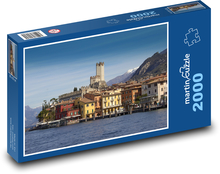 Malcesine - Itálie, moře Puzzle 2000 - 90x60 cm
