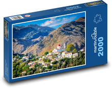 Mesto - príroda, hory Puzzle 2000 dielikov - 90 x 60 cm