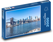New York - Brücke Puzzle 2000 Teile - 90 x 60 cm