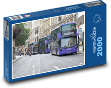 Buses in the city Puzzle 2000 pieces - 90 x 60 cm
