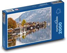 Jazero Hallstatt - Rakúsko Puzzle 2000 dielikov - 90 x 60 cm