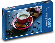 Kávové zrná - káva Puzzle 2000 dielikov - 90 x 60 cm