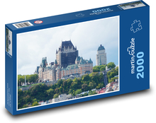 Quebec - Hrad Frontenac, Kanada Puzzle 2000 - 90x60 cm