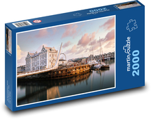 Architektura - lodě Puzzle 2000 - 90x60 cm