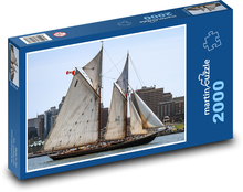 Boot mit Segeln Puzzle 2000 Teile - 90 x 60 cm