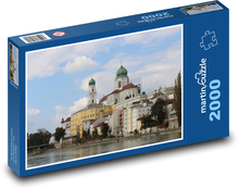 Pasov - Deutschland, historisches Zentrum Puzzle 2000 Teile - 90 x 60 cm
