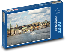 City by the river Puzzle 2000 pieces - 90 x 60 cm