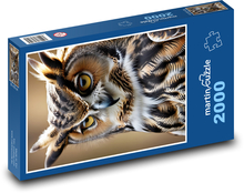 Sova - nočný vták Puzzle 2000 dielikov - 90 x 60 cm