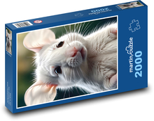 Niedliche graue Maus Puzzle 2000 Teile - 90 x 60 cm
