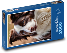 Border Collie - Hund Puzzle 2000 Teile - 90 x 60 cm