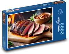Mäso na večeru Puzzle 2000 dielikov - 90 x 60 cm