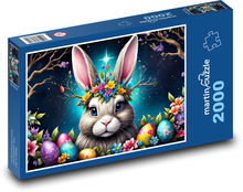 Osterhase mit Eiern Puzzle 2000 Teile - 90 x 60 cm