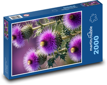 Purple Thistle Puzzle 2000 pieces - 90 x 60 cm