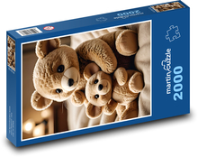 Teddy bears to play with Puzzle 2000 pieces - 90 x 60 cm