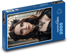 Žena - gotický portrét Puzzle 2000 dielikov - 90 x 60 cm