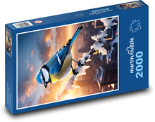 Ptáček - modrina sýkorky Puzzle 2000 dielikov - 90 x 60 cm