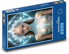 Žena - umělá inteligence Puzzle 2000 - 90x60 cm