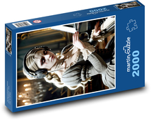 Žena - Zombie hrajúce na klavíri Puzzle 2000 dielikov - 90 x 60 cm