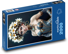Kobieta w kostiumie Puzzle 2000 elementów - 90x60 cm