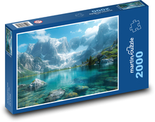 Jazero v prírode Puzzle 2000 dielikov - 90 x 60 cm