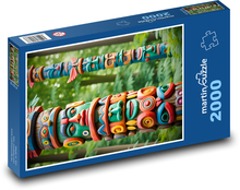 Eingeborenentotem Puzzle 2000 Teile - 90 x 60 cm