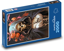 Kostra s kapucňou Puzzle 2000 dielikov - 90 x 60 cm