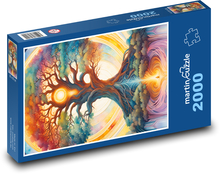 Colorful tree Puzzle 2000 pieces - 90 x 60 cm
