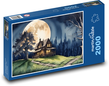 Haus im Mondlicht Puzzle 2000 Teile - 90 x 60 cm