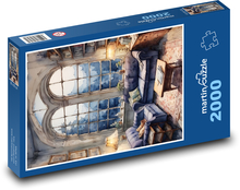 Kanapa w pokoju Puzzle 2000 elementów - 90x60 cm