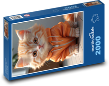 Kot - zwierzę domowe Puzzle 2000 elementów - 90x60 cm