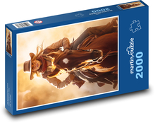 Woman - Horse, Cowboy Puzzle 2000 pieces - 90 x 60 cm