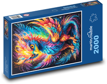 Vogel - Greif, Fantasie Puzzle 2000 Teile - 90 x 60 cm