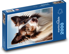 Border Collie Puzzle 2000 Teile - 90 x 60 cm