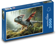 Mimozemský drak v lese Puzzle 2000 dielikov - 90 x 60 cm