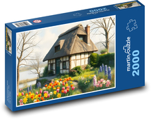 Seehaus mit Garten Puzzle 2000 Teile - 90 x 60 cm