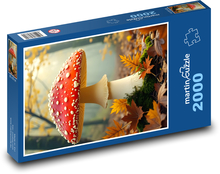 Red toadstool in the forest Puzzle 2000 pieces - 90 x 60 cm
