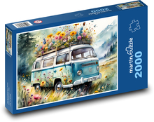 Flower Hippie Delivery Puzzle 2000 pieces - 90 x 60 cm