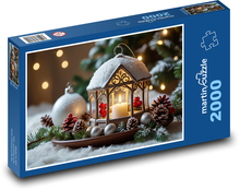 Burning Christmas candle Puzzle 2000 pieces - 90 x 60 cm