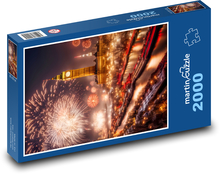 Londyn - Fajerwerki na imprezie Puzzle 2000 elementów - 90x60 cm